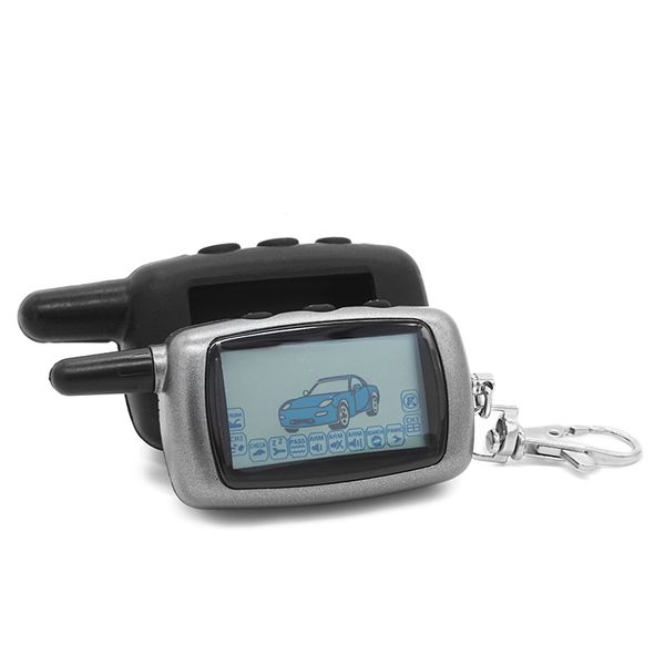

for twage a6 lcd remote controller keychain for auto vehicle security two way car alarm starline a6 keychain alarm