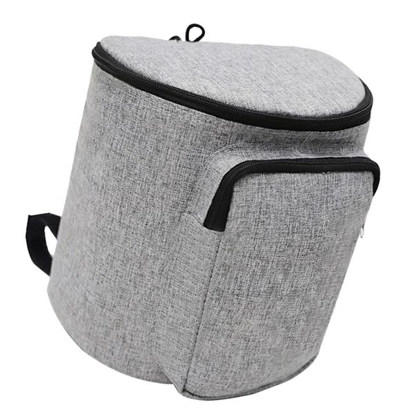 

baby pram stroller parent phone hanging bag linen w/ zipper