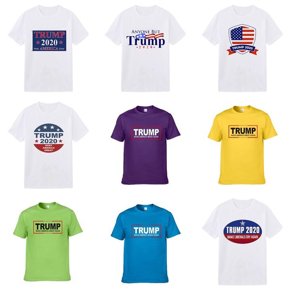 

mens fashion designer tshirt summer brand causal tees mens short sleeve letters print luxury clothing couple desiger trump t shirts #633, White;black