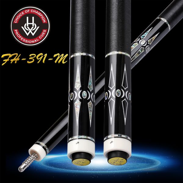

how fh-391-(a)m billiard pool cue 13.1mm tip irish linen wrap sea shell inlay ap plus shaft professional billiard stick new 2019