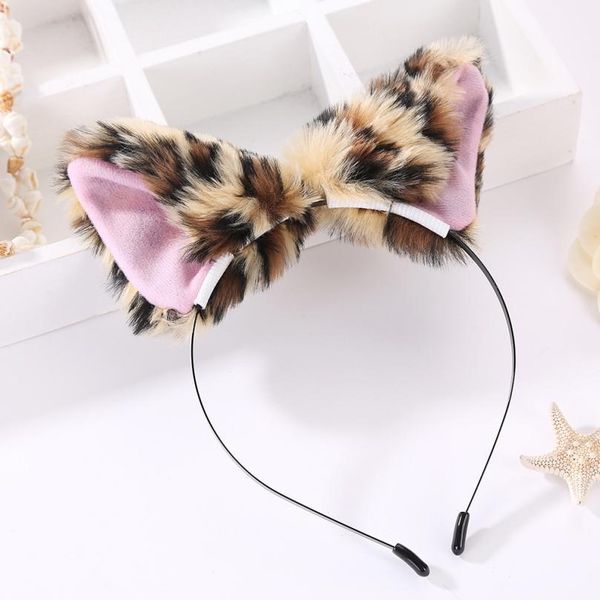

fashion women headbands ear headband headwrap plush cat ears boutique children hard headband girls accessories new