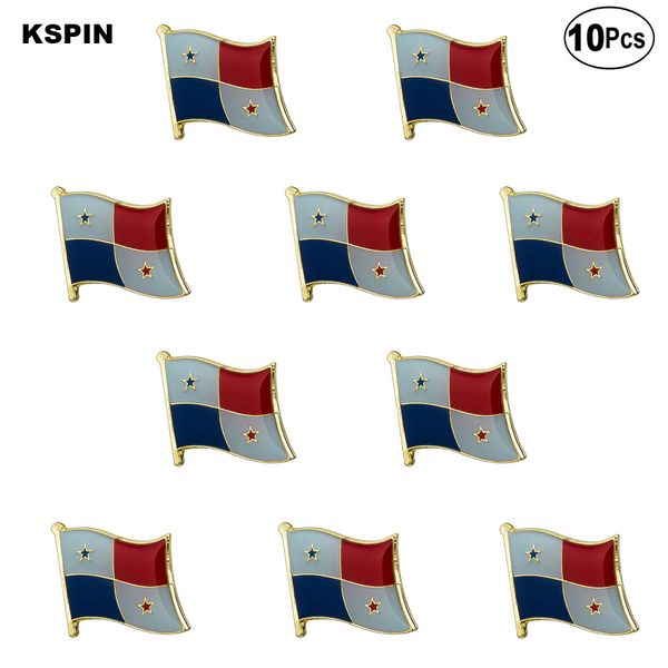 

panama flag lapel pin flag badge brooch pins badges, Gray