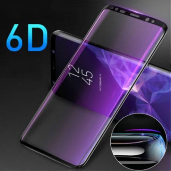 

For Samsung Galaxy S8 S9 S10 Plus Note 8 9 6D Full Curved Tempered Glass Phone Accessories Screen Protector