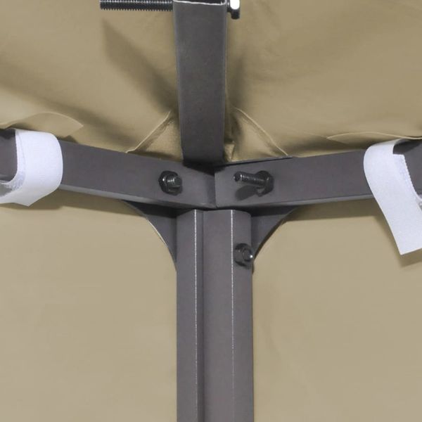 

верхний уровень бельведер холст 310 г / м 4х3 м темно-серый садовых наборов