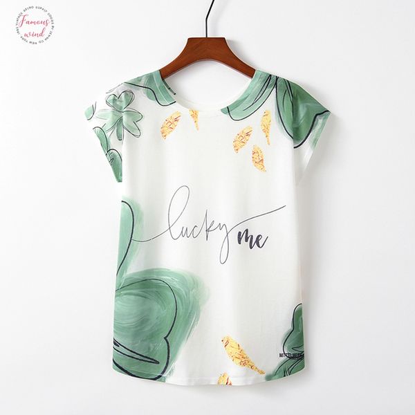 

весна лето женщин тенниска новизна harajuku kawaii смазливая стиль птица печати футболка с коротким рукавом новые tops размер  l, White