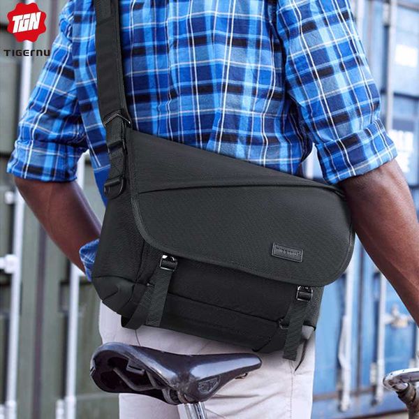 

tigernu casual messenger bag anti theft crossbody bag riding shoulder original oxford sling for men