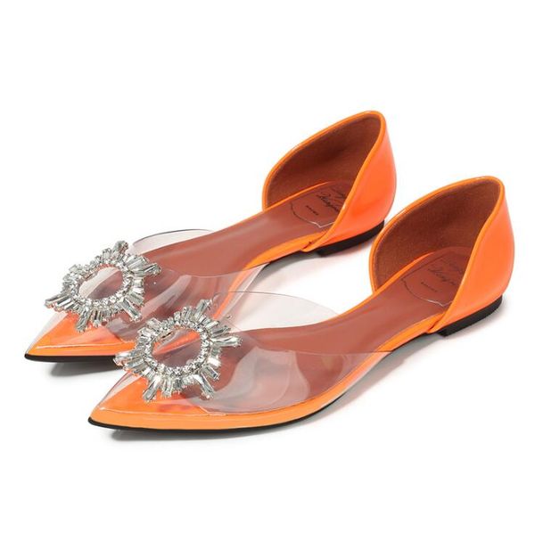 

new women transparent sandals 2019 new rhinestone flat bottom pvc candy color banquet sandals professional leisure ms slippers, Black