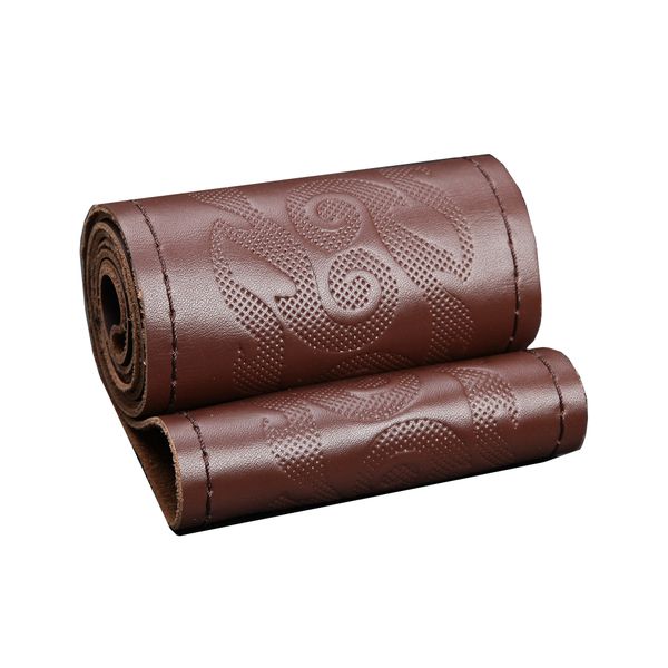 

universal car steering wheel covers genuine leather braid on the steering -wheel car interior accessories with needle thread