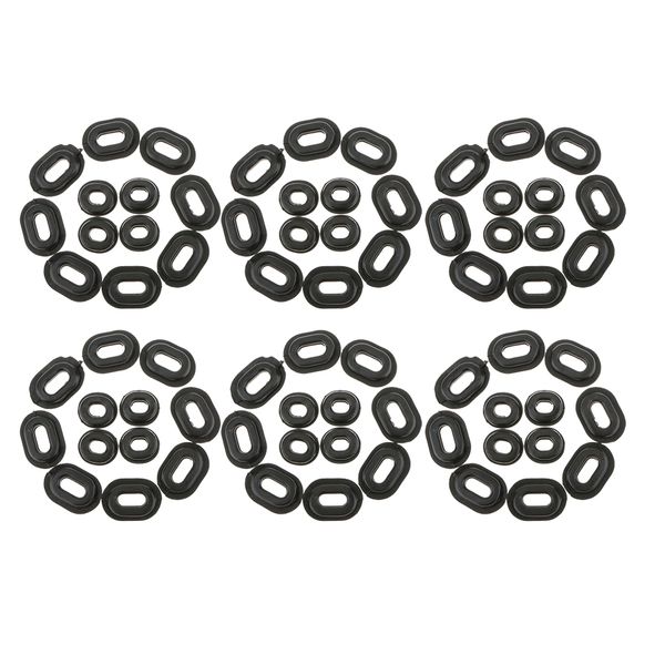 

72pcs single side fairing plate kit rubber grommet mount for cg125