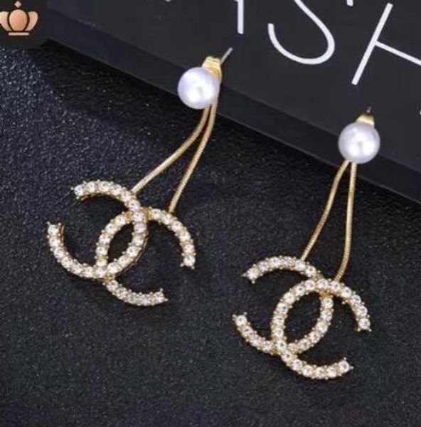 

Luxury ta el new brand de igner tud earring letter ear tud earring jewelry acce orie for women wedding gift 623, Golden;silver