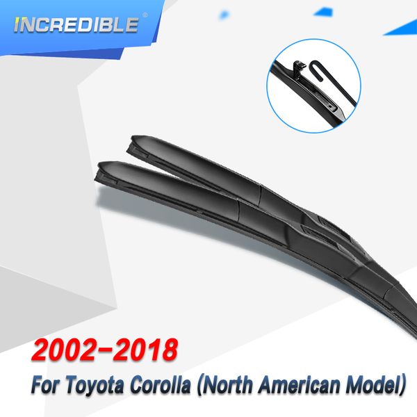 

incredible hybrid wiper blades for corolla fit hook arms ( for north american version only