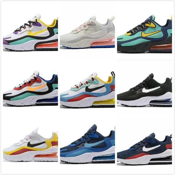 

2019 de igner react 27c bauhau running hoe for men women optical beige right violet hyper jade pink men trainer port outdoor jogging