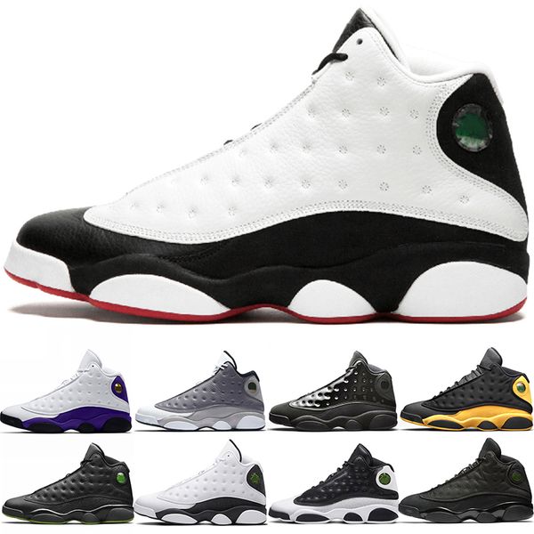 

New 13 Cap And Gown 13s Men Basketball Shoes Rivals Atmosphere Grey Mens Designer Trainer Sports Sneakers Size 41-47 Free Shipping