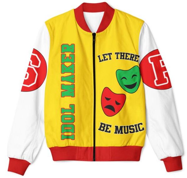 

dhl ems shipping real usa size new fashion 3d sublimation print custom made new styles jacket plus size 6xl, Black;brown