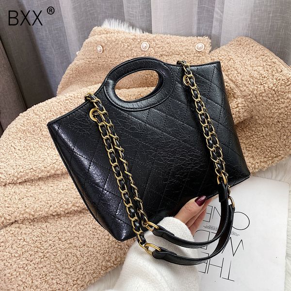 

bxx] brand designer pu leather crossbody bags for women 2020 al-match chain shoulder messenger bag female travel handbags hj878