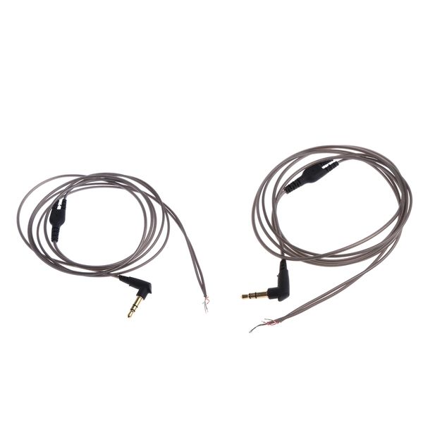 

universal semi-finished earphone headset replace repair cable cord bend plug