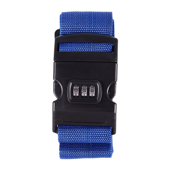 

safety belt belt lock combination travel luggage suitcase band color:blue, Black