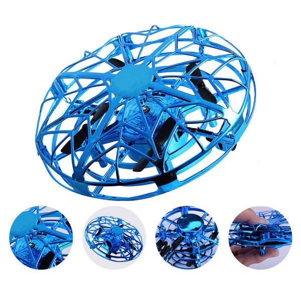 

UFO Жест Инфракрасная Индукционная подвески самолета Смарт Летающие блюдца Drone С светодиодные фонари Творческие игрушки Развлечения