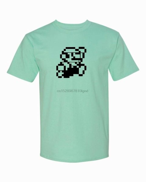 

8 bit mario t shirt super mario bros, White;black