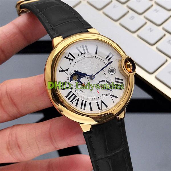 

дизайнерские часы автомобиль 41мм золото 316l корпус из нержавеющей стали ballon роскошные мужские часы механические автоматические наручные, Slivery;brown