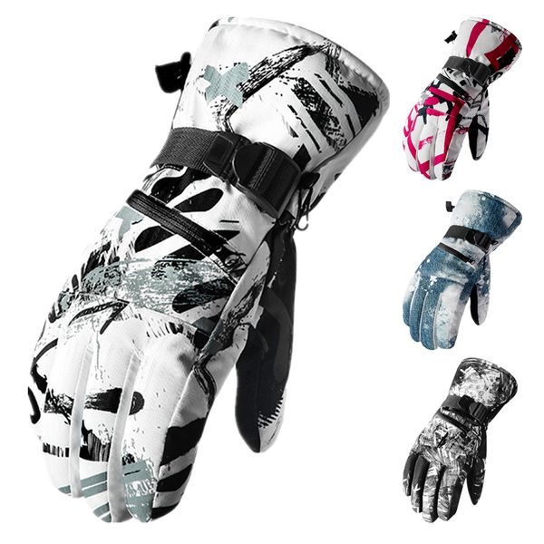 

camouflage ski gloves motorcycle waterproof fleece thermal gloves snowboard snowmobile men women winter snow