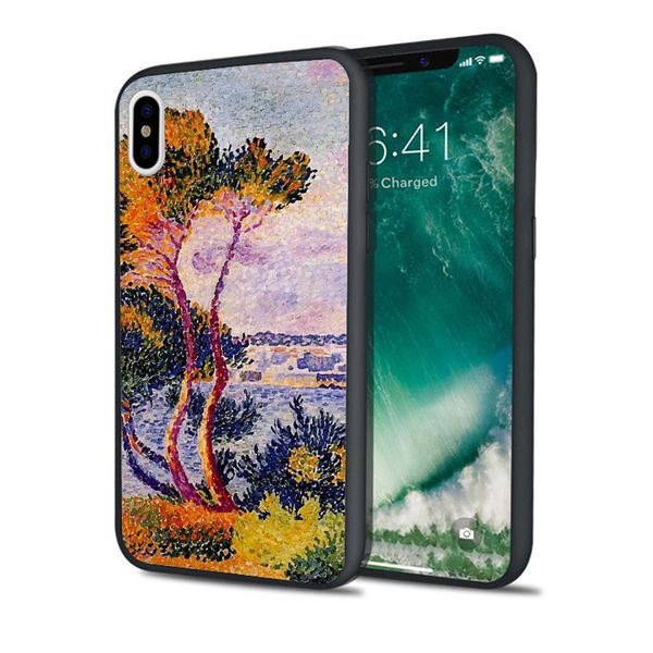 

coque antibes afternoon case for iphone 11 pro xs max xr 8 7 6s plus 5s se 5 case soft silicone cover.