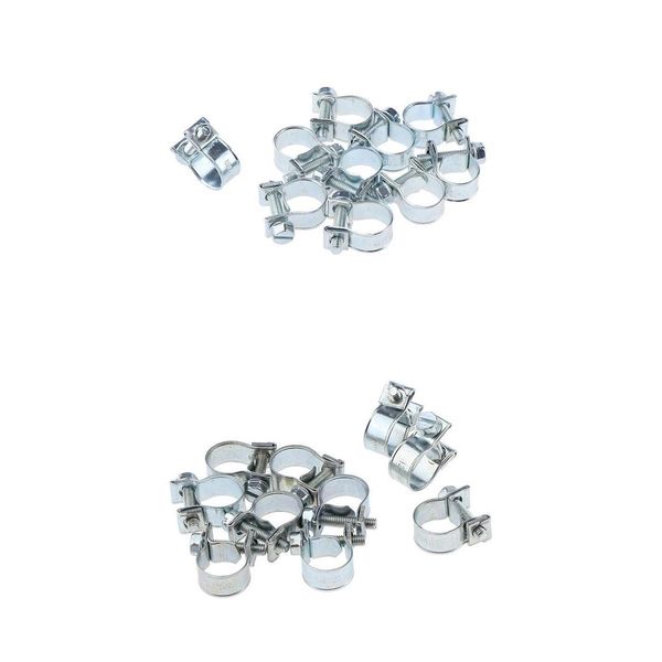 

20 pieces adjustable hose pipe clips assortment kit Ã¸ 11-13mm & 12-14mm