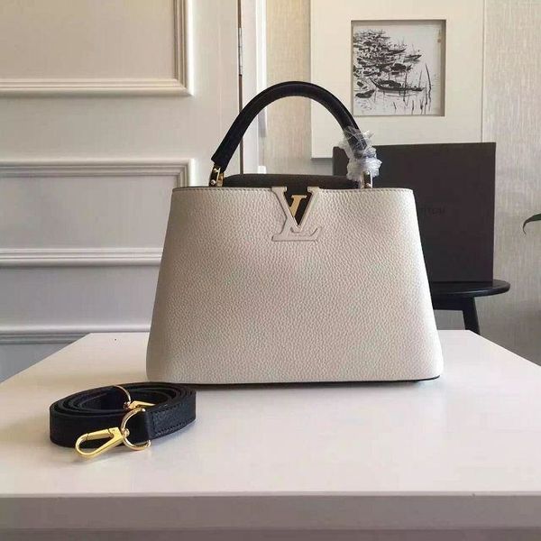 

leather taurillon b mini carrying bag capucines bb handbag m90934 genuine leather iconic bags shoulder bag totes cross body business bags