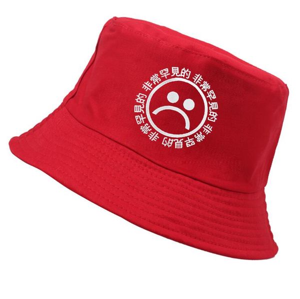

sadboy summer sun panama cry face bonnie cap women men fisherman, Blue;gray