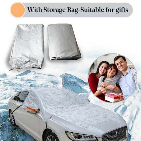 

universal 230x148cm winter car front windshield snow cover car anti-e cover anti-snow & icing uv shelter snow