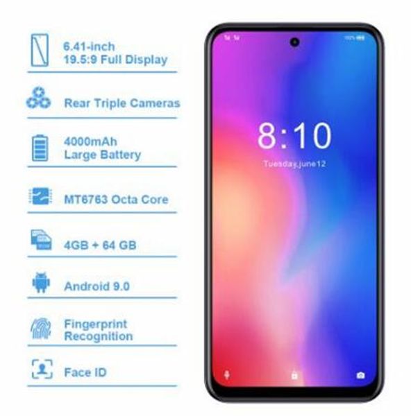 

Глобальная версия HOMTOM P30 про MT6763 окт Ядро 4GB 64GB Smartphone 6.41Inch Android 9,0 Заднее 13 Мпикс Тро