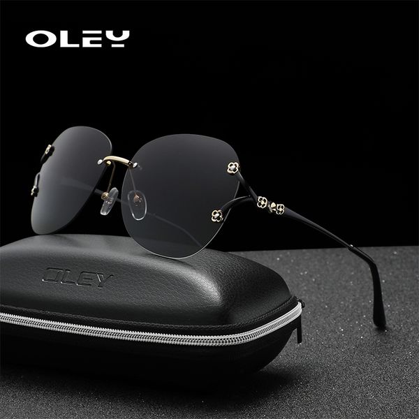 

oley classic italian design women butterfly polarized sunglasses fashion hd gradient inlaid large frame women sun glasses y0476, White;black