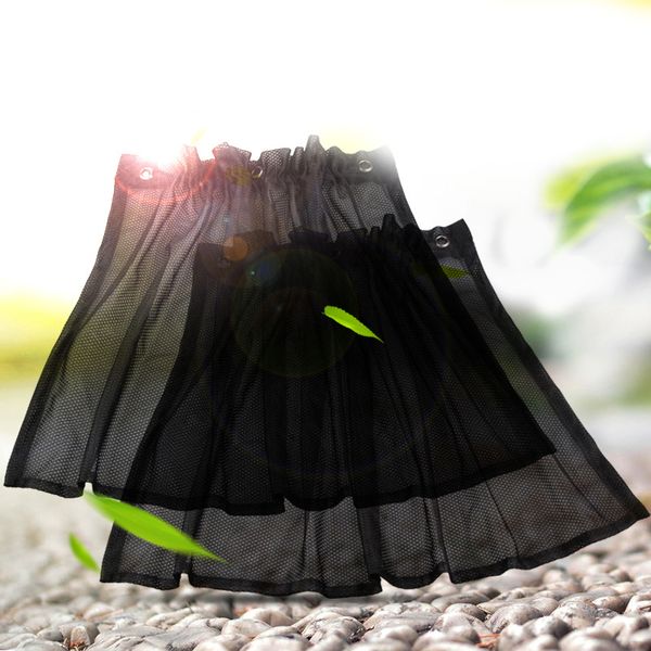

2pcs 50 x 75cm car-styling car window sunshade curtain uv protection with suction cups breathable universal car sunshade
