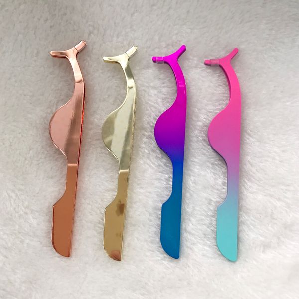

false eyelashes tweezers lash applicator eyelash extension curler nipper auxiliary clip clamp beauty makeup tools