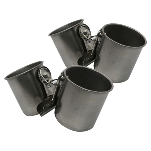 

set of 4 food water bowl cups parrot pigeons cage cup feeder pet supplies