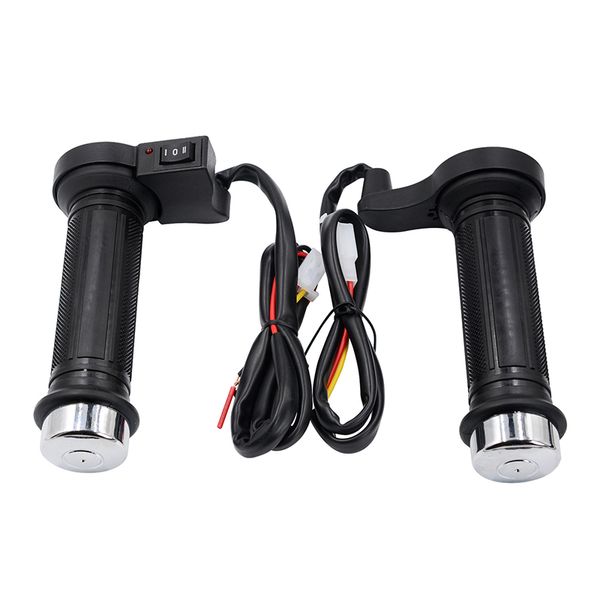 

black 7/8" motos motorcycle handlebar electric heated grips handle handlebar warmer manillar motocicleta sale