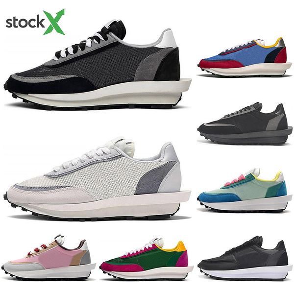 

with socks sacai ldv waffle running shoes for men women triple black white grey gusto varsity blue green gusto outdoor sports sneakers
