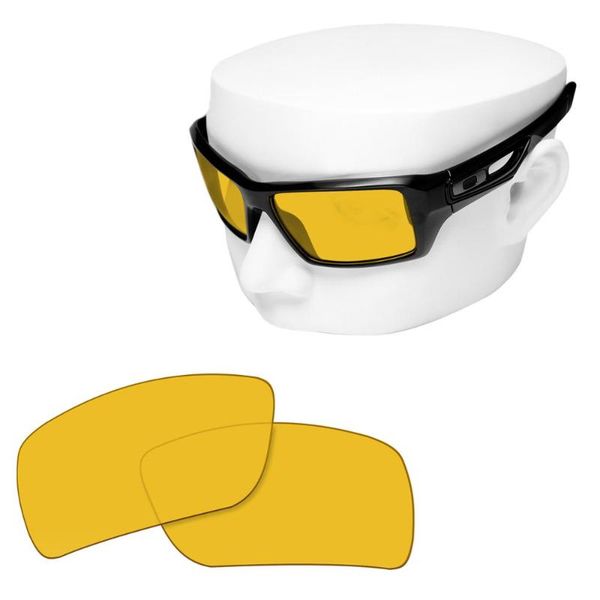 

oowlit replacement lenses of hd yellow for- eyepatch 2 oo9136 sunglasses