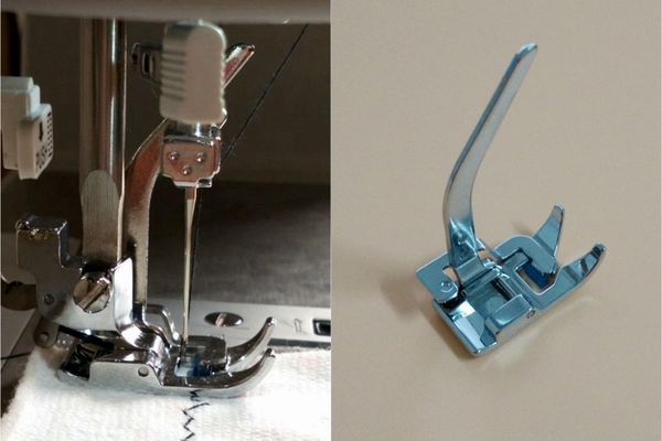 

domestic sewing machine parts jumper prevent imitation synchronization presser foot of thin stretch fabric clamp 5613 (5011-23, Black