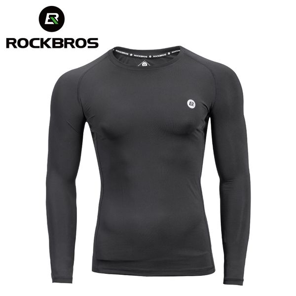 

rockbros запуск спортивной костюм спорт бег фитнес футболка пот-абсорбент быстрого высыхания спортзалов мужчины эластичность брюки нижнее бе