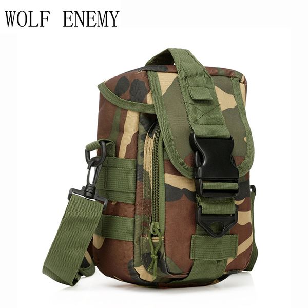 

outdoor small tactical utility pouch army molle bag tools mag drop pouch sling shoulder bag
