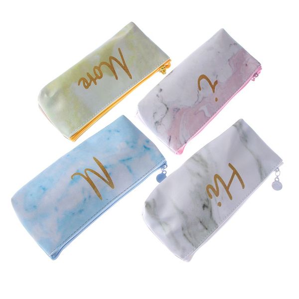 

creative marble toiletry bags travel leather cosmetic bag small organizer women makeup bag make up case beauty storage wash