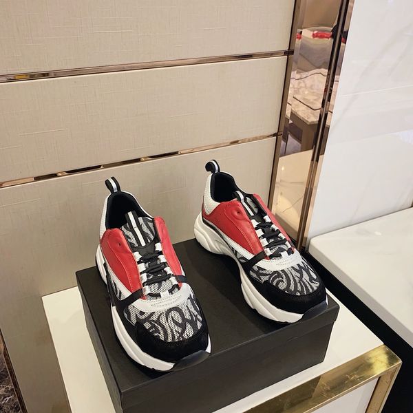 

2019 classic shoes breathable versatile casual sport couple shoes glowing new color cowhide patchwork mesh sneakers 02, Black