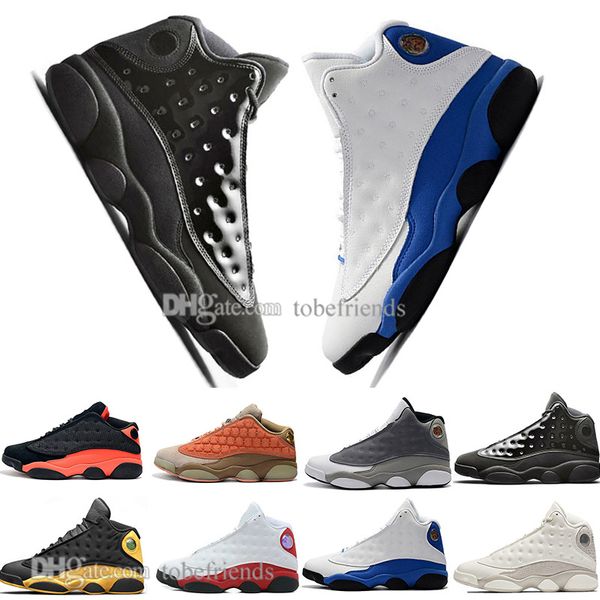 

13 13s cap and gown terracotta blush mens basketball shoes cat black infrared flints bred men sports sneakers designer trainers