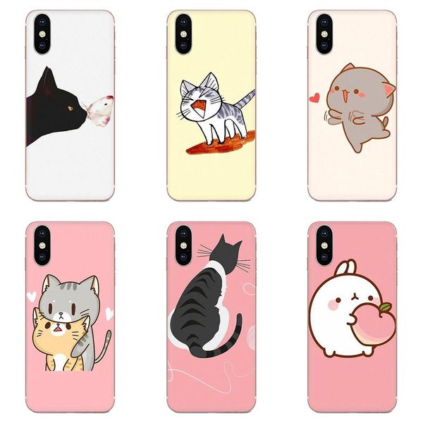 

custom kawaii molang anime dog cartoon cat soft for xiaomi redmi note 8 8a 8t 10 k30 5g for motorola moto g g2 g3 g4 g5 g6 g7 plus