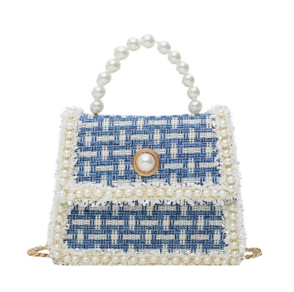 

pearl women bag fashion versatile shoulder cross body bag chain hand held ph-cfy20051838