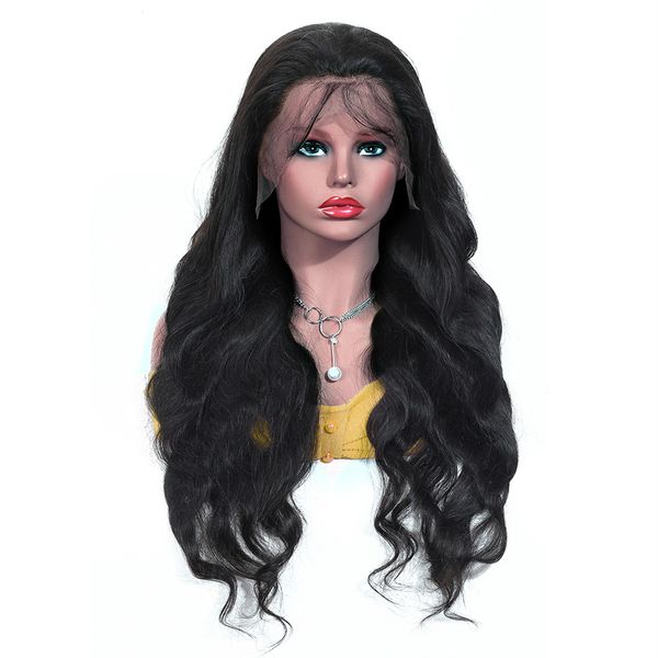 

13x4 lace front human hair wigs pre plucked for black women remy brazilian body wave wigs lace front wig with baby hair