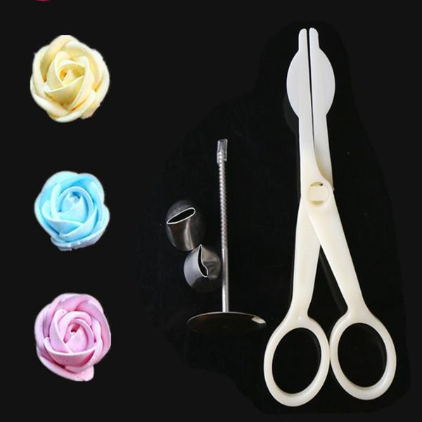 

cake flower stand nail cake icing piping nozzle scissors for cream flower transfer cake decoration set yya48