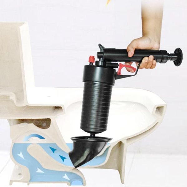 

air power afvoer blaster pistool hoge druk krachtige handmatige sink plunger opener cleaner pomp voor toiletten douches voor