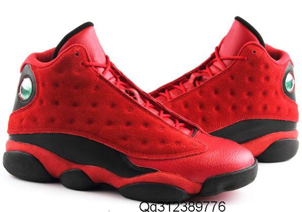 

13 chinese single day red black sngl dy men basketball shoes 13s what is love sports sneakers with box